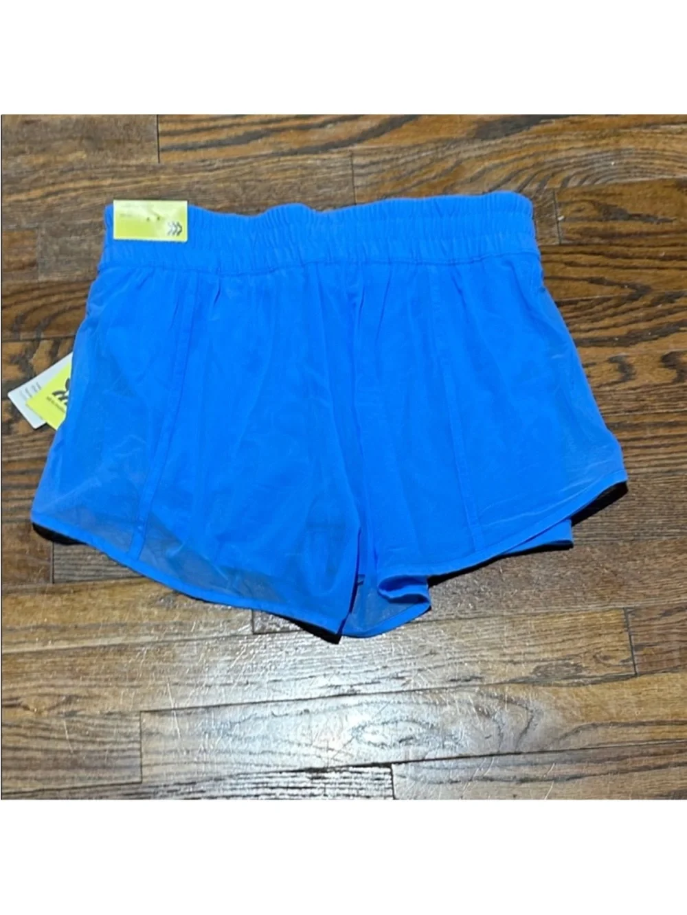 Blue Women's Athletic Shorts - Lightweight Running Shorts - Picture 7 of 7